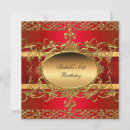 Search for rich birthday invitations Red