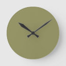 Search for olive green clocks Minimalist