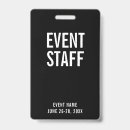 Search for event staff id badges Backstage pass
