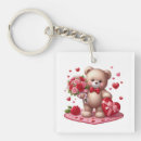 Search for cute teddy bears key rings Valentines