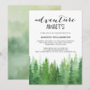Search for adventure awaits bridal shower invitations Forest