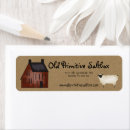Search for editable return address labels Rustic