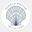 Search for white seashell stickers Elegant