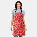 Search for red christmas aprons Stylish
