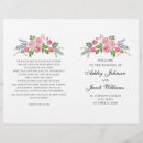 Search for folded wedding programs Pink