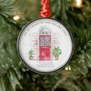 Search for red door christmas tree decorations Festive