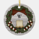 Search for holly wreath christmas tree decorations Rustic