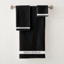 Search for black and white designs bath towels Chic