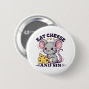 Search for mouse in cheese badges Cute