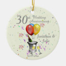 Search for 30th wedding anniversary christmas tree decorations Thirtieth