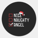 Search for naughty or nice stickers Funny
