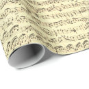 Search for music notes wrapping paper Vintage