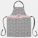Search for black and white chevron aprons Trendy