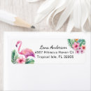 Search for flamingo return address labels Flamingo baby shower