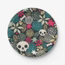 Search for vintage halloween plates Sugar skull