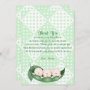 Search for pea in a pod baby shower invitations Polka dots