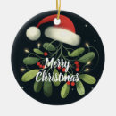 Search for mistletoe christmas tree decorations Evergreen
