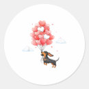 Search for dachshund valentine stickers Valentineâ