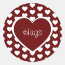 Search for round valentine stickers Xoxo