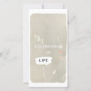 Search for in memory of postcards Celebration of life