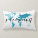 Search for world traveler cushions Map