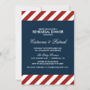 Search for nautical rehearsal dinner invitations Red