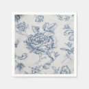 Search for vintage floral fabric napkins Blue