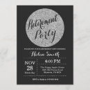 Search for surprise retirement invitations Glitter
