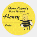 Search for honey bee labels Jar