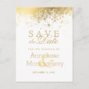 Search for gold snowflake save the dates Modern