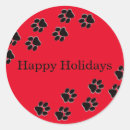 Search for red paw stickers Puppy