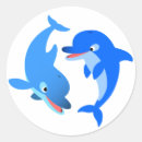Search for cartoon dolphin stickers Kawaii