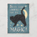 Search for moon postcards black cat