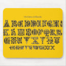 Search for alphabet standard mouse mats Pad