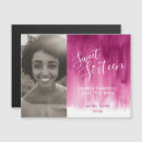 Search for save the date sweet 16 invitations Pink