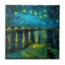 Search for blue night sky tiles Vincent van gogh