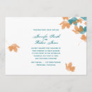 Search for maple leaf wedding invitations Vintage