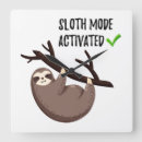 Search for cute sloth clocks Rainforest