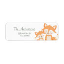 Search for fox baby return address labels Woodland baby shower