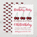 Search for fruit birthday invitations Cherry