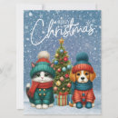 Search for cute puppy christmas cards Vintage