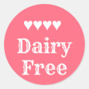 Search for dairy free stickers Allergy