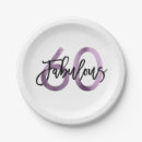 Search for purple plates 60th birthday