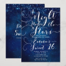 Search for starry night sweet 16 invitations Birthday
