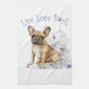 Search for french bulldog tea towels Dog mum