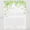 Search for green leaf flyers Watercolor