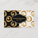 Search for curls business cards Pattern