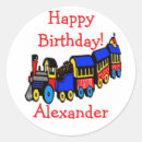 Search for train stickers Boys birthday party