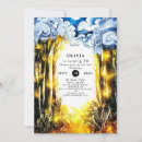 Search for firefly birthday invitations Watercolor