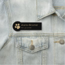 Search for veterinarian id name tags badges Black